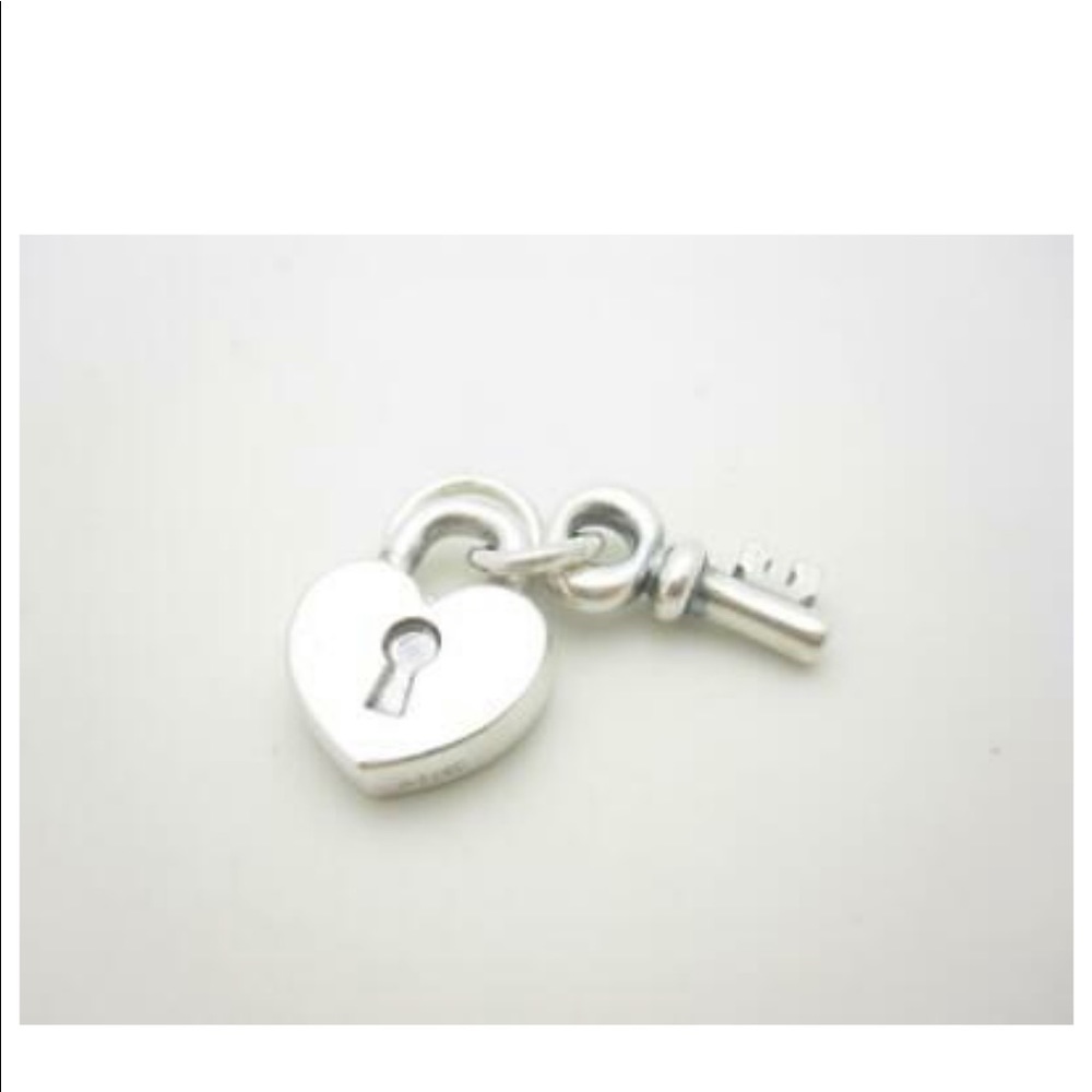 James Avery retired key and lock charm